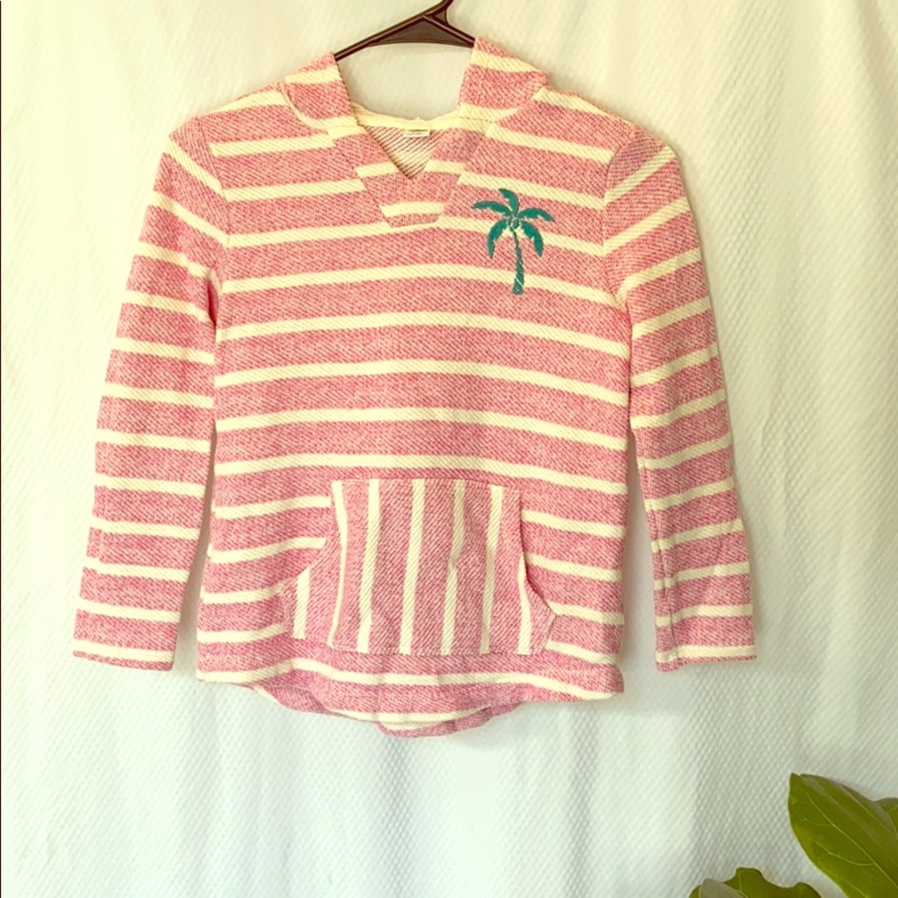 Girls hooded summer sweatshirt